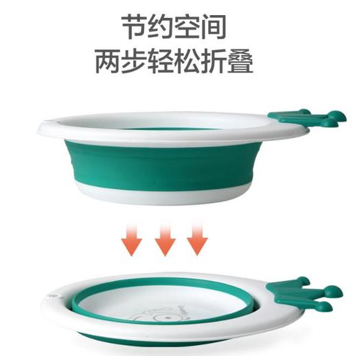 【婴儿用品】*婴儿洗脸盆折叠儿童卡通洗手盆 商品图1