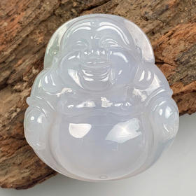 派瑞翡翠 翡翠佛 糯种 白色