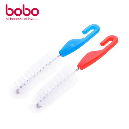 bobo乐儿宝奶嘴刷 清洁刷 2只装 BS204 商品图0