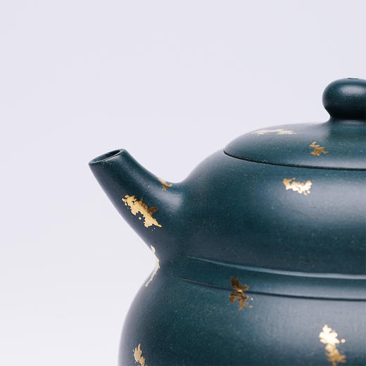 龙德堂陶艺 徐飞制《玉带葫芦》苏门答腊青 320cc (库存请咨询客服) 商品图5