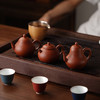 梨皮朱泥三绝紫砂壶，典藏级梨皮朱泥老料，复刻清代三大高手名壶，大师监制 商品缩略图2