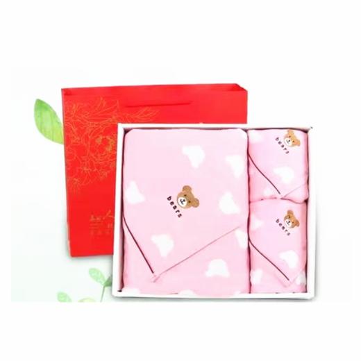 洁丽雅浴巾三件套礼盒 商品图0