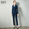 IWY/职业装藏青色西服西装套装女售楼部职场商务干练经理团队工作服装CP10345 商品缩略图4