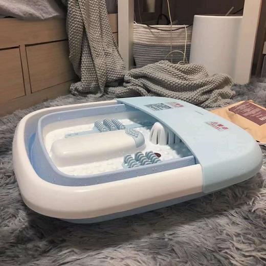 北欧欧慕可折叠足浴盆器自动按摩洗脚盆电动加热家用恒温泡脚桶 商品图6
