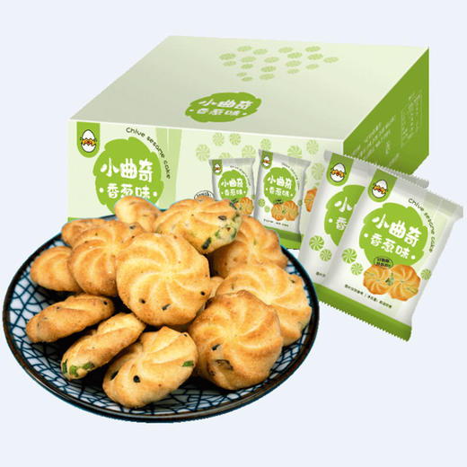 麦得隆怡鹭香葱味小曲奇小熊饼干休闲零食 商品图0