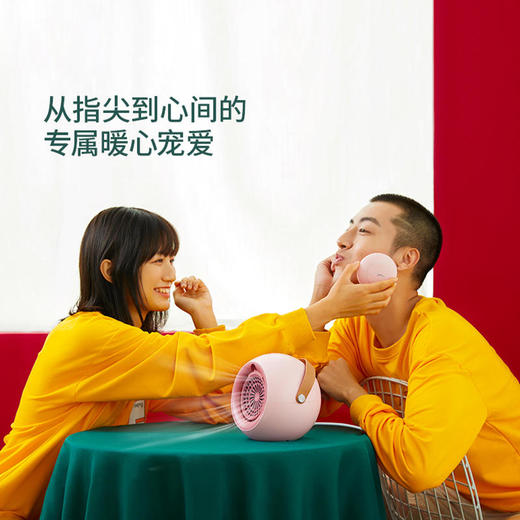 【东菱】东菱加湿暖风机小型办公室家用卧室节能小太阳取暖器迷你桌面风扇 商品图6