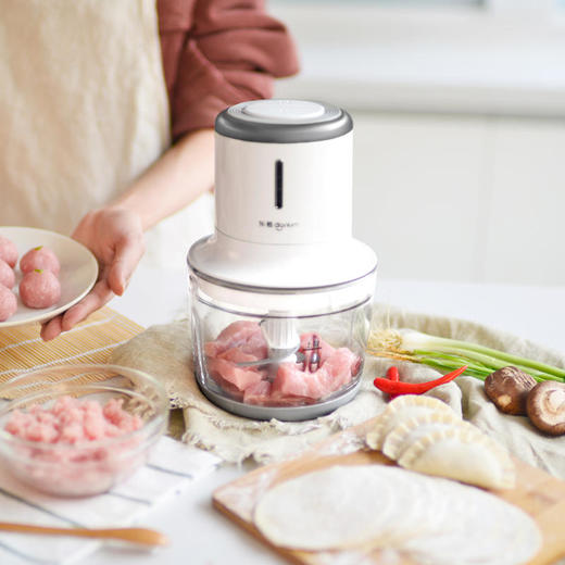 【东菱】东菱无线绞肉机电动小型家用全自动多功能碎肉打蛋器辅食搅拌机 商品图0