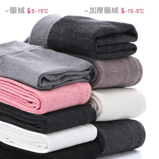 儿童连裤袜加绒加厚秋冬自发热保暖裤宝宝打底裤女童白色舞蹈袜子 商品图3