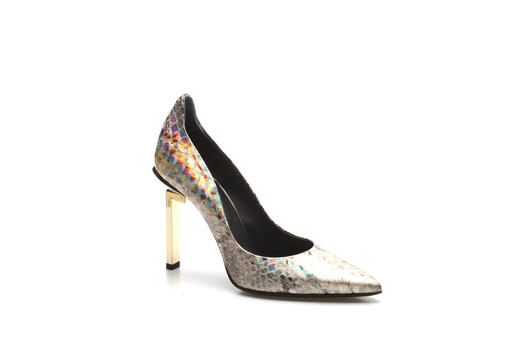 豪麟名鞋奥莱LORIBLU女鞋皮鞋牛移膜革LRS1019P金色  原价5260元 商品图0