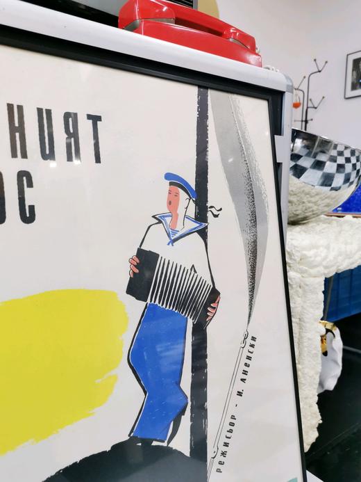 【苏州】1950s中古原版海报 恋爱中的俄罗斯水手 商品图3