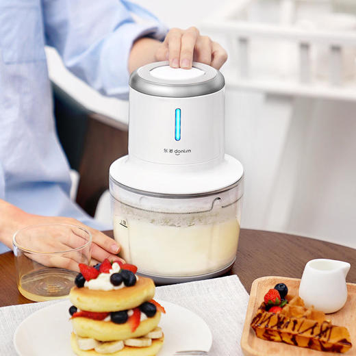 【东菱】东菱无线绞肉机电动小型家用全自动多功能碎肉打蛋器辅食搅拌机 商品图1