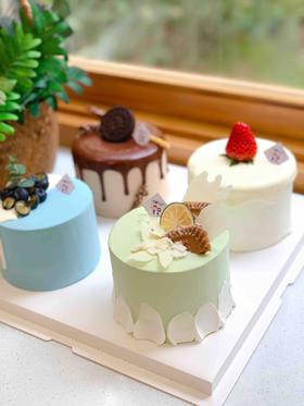 四寸四个奶油蛋糕 下单前请仔细阅读商品详情