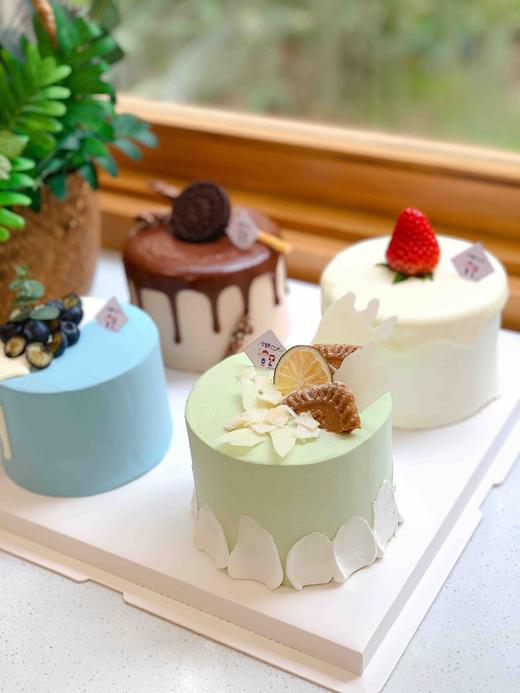 四寸四个奶油蛋糕 下单前请仔细阅读商品详情 商品图0