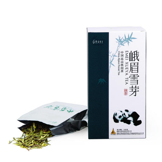 峨眉雪芽 茶叶 高山绿茶200克/盒 明前春茶礼盒高香型 商品图3