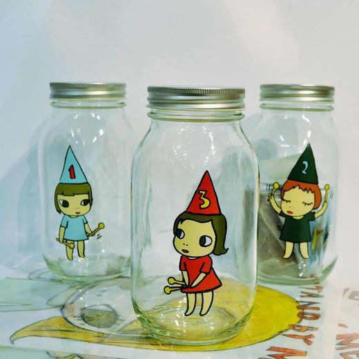 奈良美智-玻璃瓶-大-3件套 商品图0