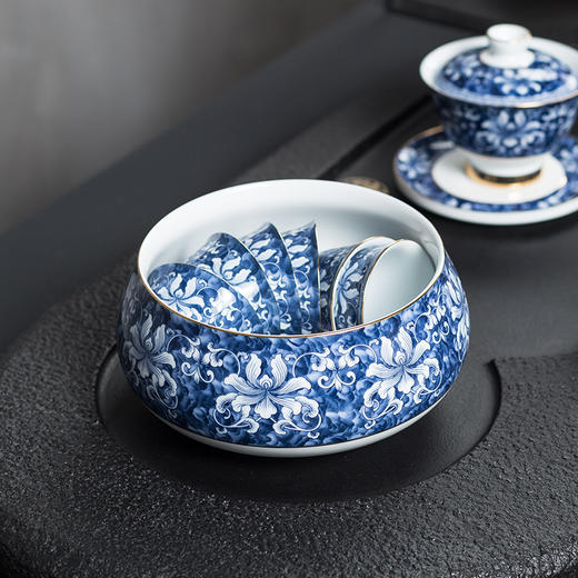 成艺陶瓷锦上添花神韵茶洗 商品图1