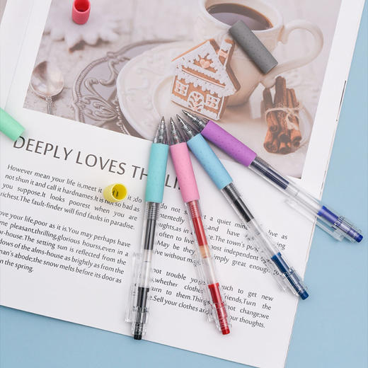 文采KACO凯宝/透明白中性笔/0.5K1003学生用办公用品签字笔 商品图1