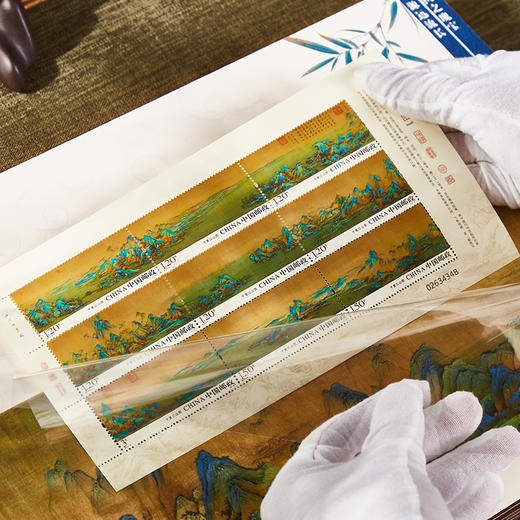 《故宫传世古画珍邮》，跨30年名画邮票，藏十大传世名画，赏千年山河 商品图2