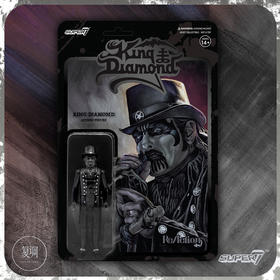 现货 Super7 King Diamond 午夜黑版 复古 挂卡 潮玩