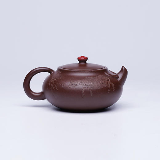 龙德堂陶艺 汤宣武《富贵牛贺岁系列-火牛纳祥·晚云烘月》  库存请咨询客服 商品图4