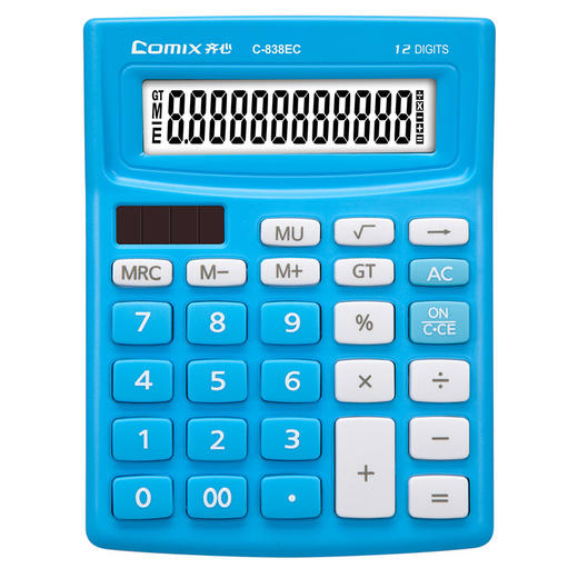 齐心时尚办公计算器C-838EC办公用品学生用多功能 商品图1