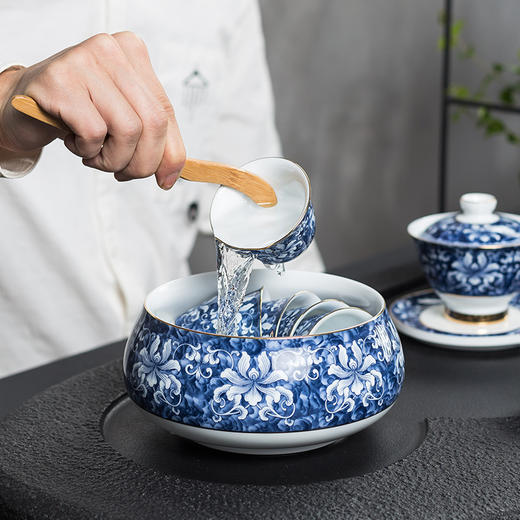 成艺陶瓷锦上添花神韵茶洗 商品图2