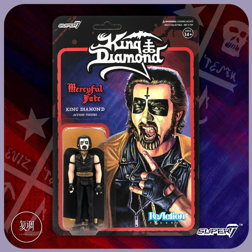现货 Super7 King Diamond First Tour 复古 挂卡 潮玩 商品图0