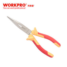 w095001万克宝8"VDE绝缘电工尖嘴钳