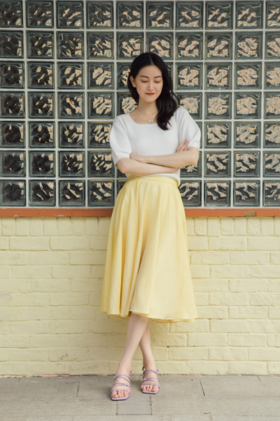 波光粼粼的向日葵伞裙