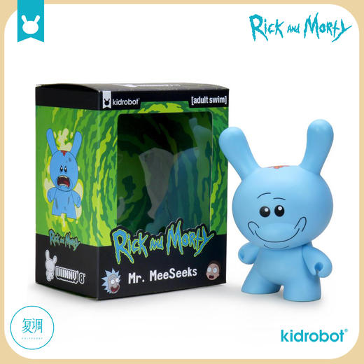 现货 Kidrobot Mr. Meeseeks 瑞克和莫蒂 Dunny 摆件潮玩 商品图6