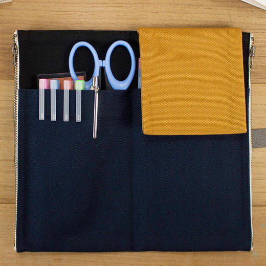Ultrahard藏书票双拉链收纳袋帆布卡片包文具包 商品图2
