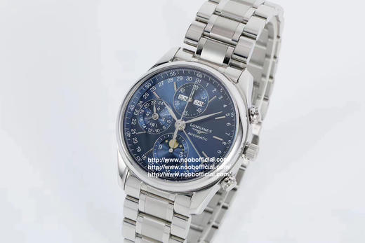 TW浪琴名匠月相八针V4版一：升级星期和月份和原装一样，原装字体比较细，而且对比J和A的字体明显。二：升级月相为烫金，2个月亮和13个星星。市面做的最亮最像 商品图2