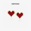 H方，红心项链/耳钉 商品缩略图4