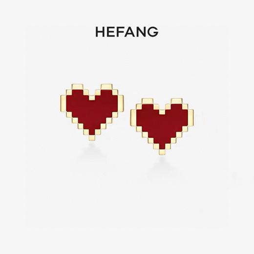 H方，红心项链/耳钉 商品图4