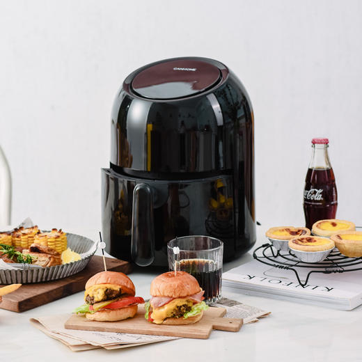 德国CANHOME智能空气炸锅家用大容量全自动无油电炸锅薯条机液晶2.5L 商品图3
