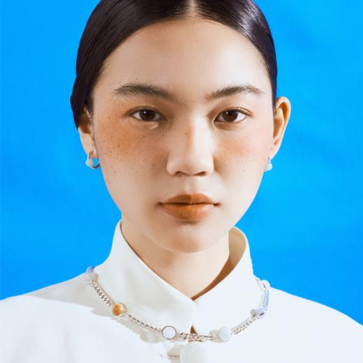 龙珠纯银翡翠项链 商品图2