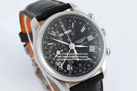 TW浪琴名匠月相八针V4版一：升级星期和月份和原装一样，原装字体比较细，而且对比J和A的字体明显。二：升级月相为烫金，2个月亮和13个星星。市面做的最亮最像 商品图7