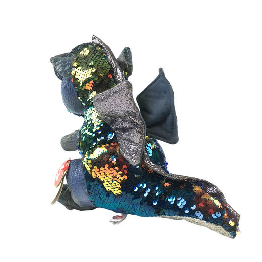 TY凯特-蓝色亮片龙生日公仔礼物玩具 商品图5