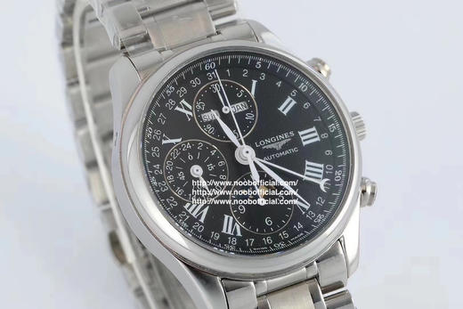 TW浪琴名匠月相八针V4版一：升级星期和月份和原装一样，原装字体比较细，而且对比J和A的字体明显。二：升级月相为烫金，2个月亮和13个星星。市面做的最亮最像 商品图11