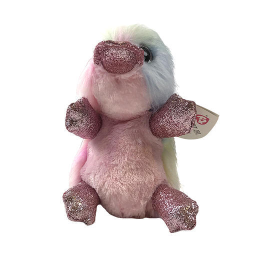 TY粉彩色鸭嘴兽牵牵毛绒公仔礼物玩具 商品图1