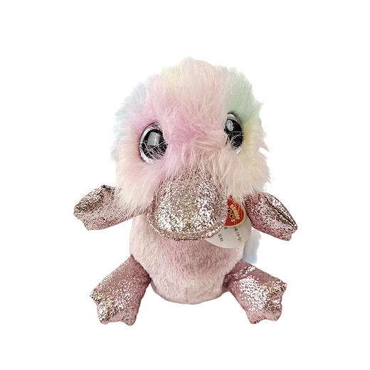 TY粉彩色鸭嘴兽牵牵毛绒公仔礼物玩具 商品图0