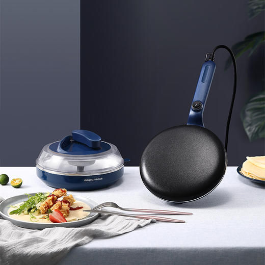 摩飞薄饼机MR1266蓝色电饼铛薄饼机烙饼机 商品图2