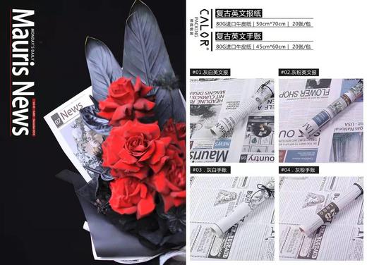 复古英文报纸（10张） 商品图2