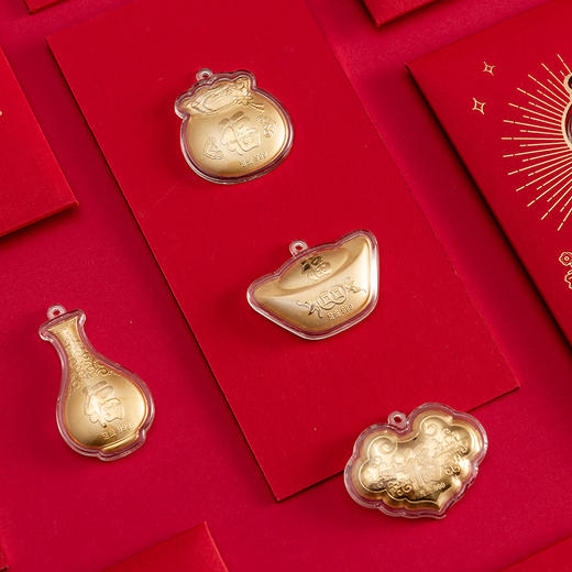 【好物】金瑞五福红包 含999黄金  五种吉祥款式 商品图6