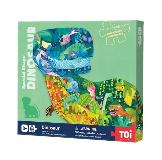【儿童玩具】*TOI艺术动物拼图儿童益智玩具恐龙蓝鲸犀牛款526片大龄早教拼装 商品图1