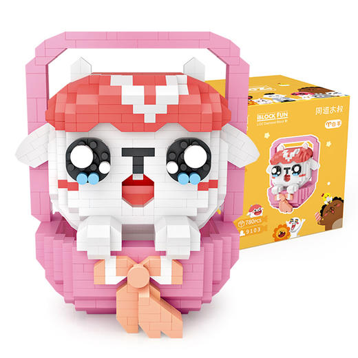 俐智星座彩盒系列儿童盲盒拼装积木动漫 商品图2