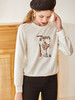 欧芮儿印花长袖卫衣女春季新款套头圆领减龄俏皮洋气休闲保暖上衣 商品缩略图0