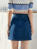 欧芮儿夏新款高腰显瘦牛仔半身裙女百搭短裙洋气口袋包臀裙 商品缩略图1
