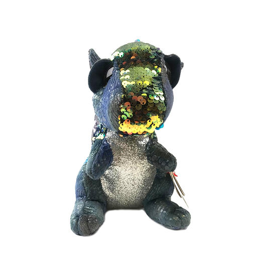 TY凯特-蓝色亮片龙生日公仔礼物玩具 商品图3