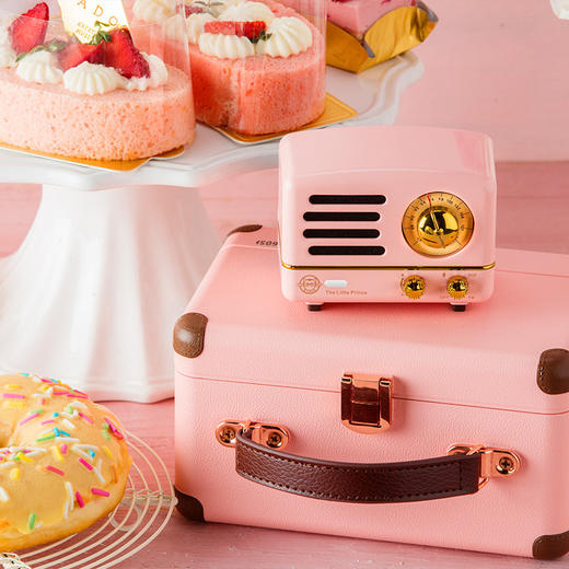 猫王小王子FM蓝牙便携式音箱/MW-2A收音机桌面复古 商品图2